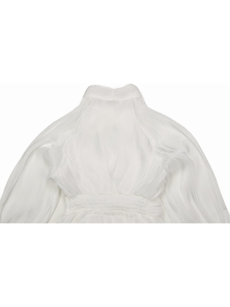 Robe ? noeuds - Kids Star Blanc - Kiabi