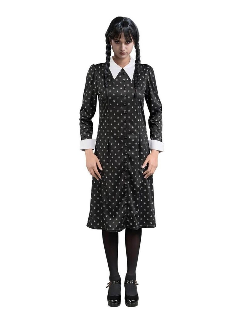 Robe noire Mercredi Addams 164 cm Noir - Kiabi