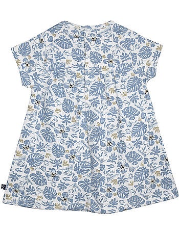 Robe nolwenn molleton manches courtes bebe