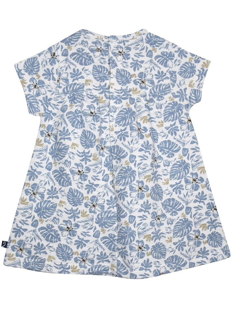 Robe nolwenn molleton manches courtes bebe Blanc - Kiabi