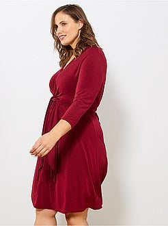 Robe nouée à la taille - Kiabi