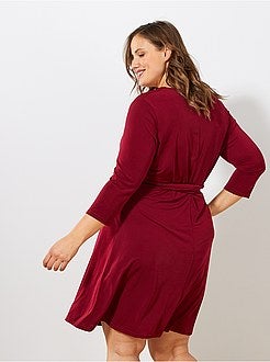 Robe nouée à la taille - Kiabi