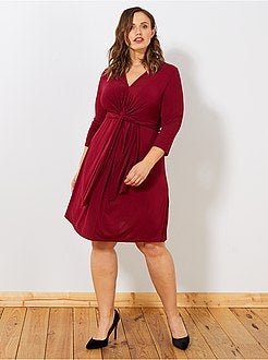 Robe nouée à la taille - Kiabi