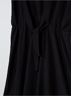 Robe nouée fleurie - Kiabi