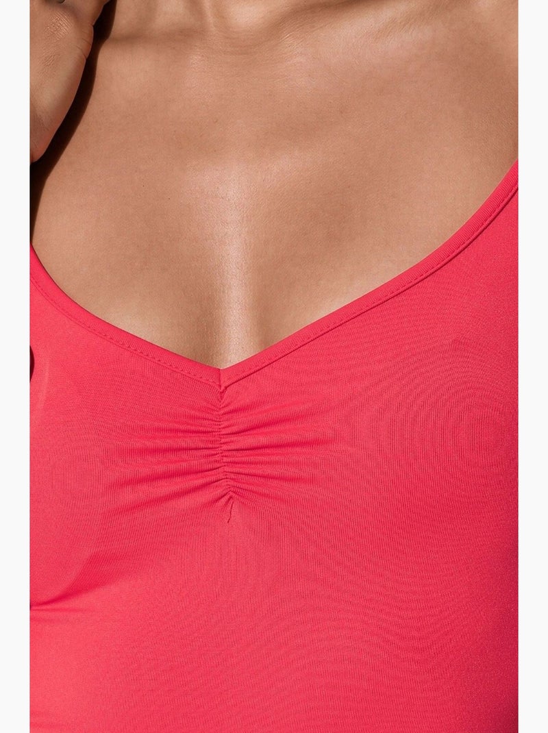 Robe nuisette midi sans manches busem Rouge - Kiabi