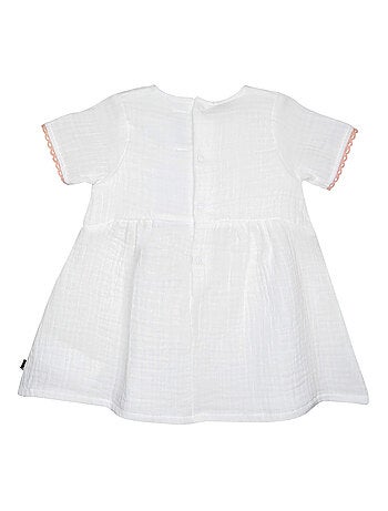 ROBE ODETTE MANCHES COURTES