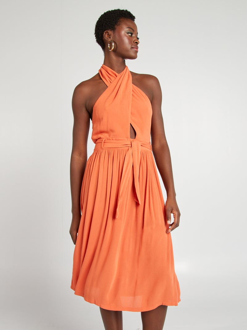 Robe ORANGE - Kiabi