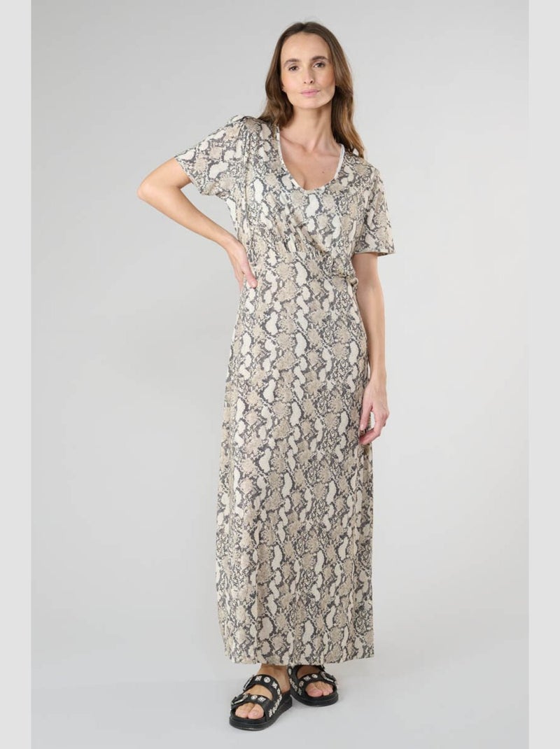 Robe ORIENT droite 'Le Temps Des Cerises' Blanc - Kiabi