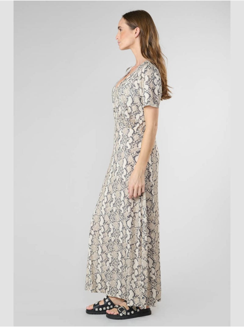 Robe ORIENT droite 'Le Temps Des Cerises' Blanc - Kiabi