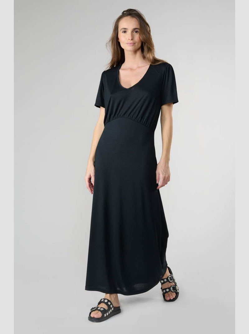 Robe ORIENT droite 'Le Temps Des Cerises' Noir - Kiabi