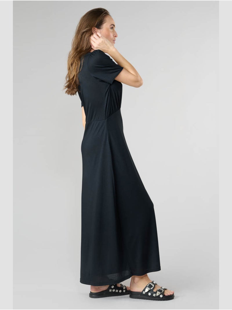 Robe ORIENT droite 'Le Temps Des Cerises' Noir - Kiabi