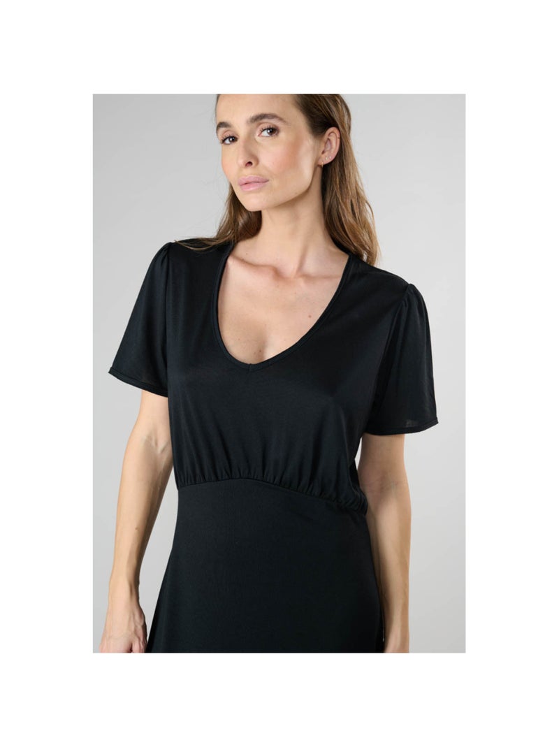 Robe ORIENT droite 'Le Temps Des Cerises' Noir - Kiabi