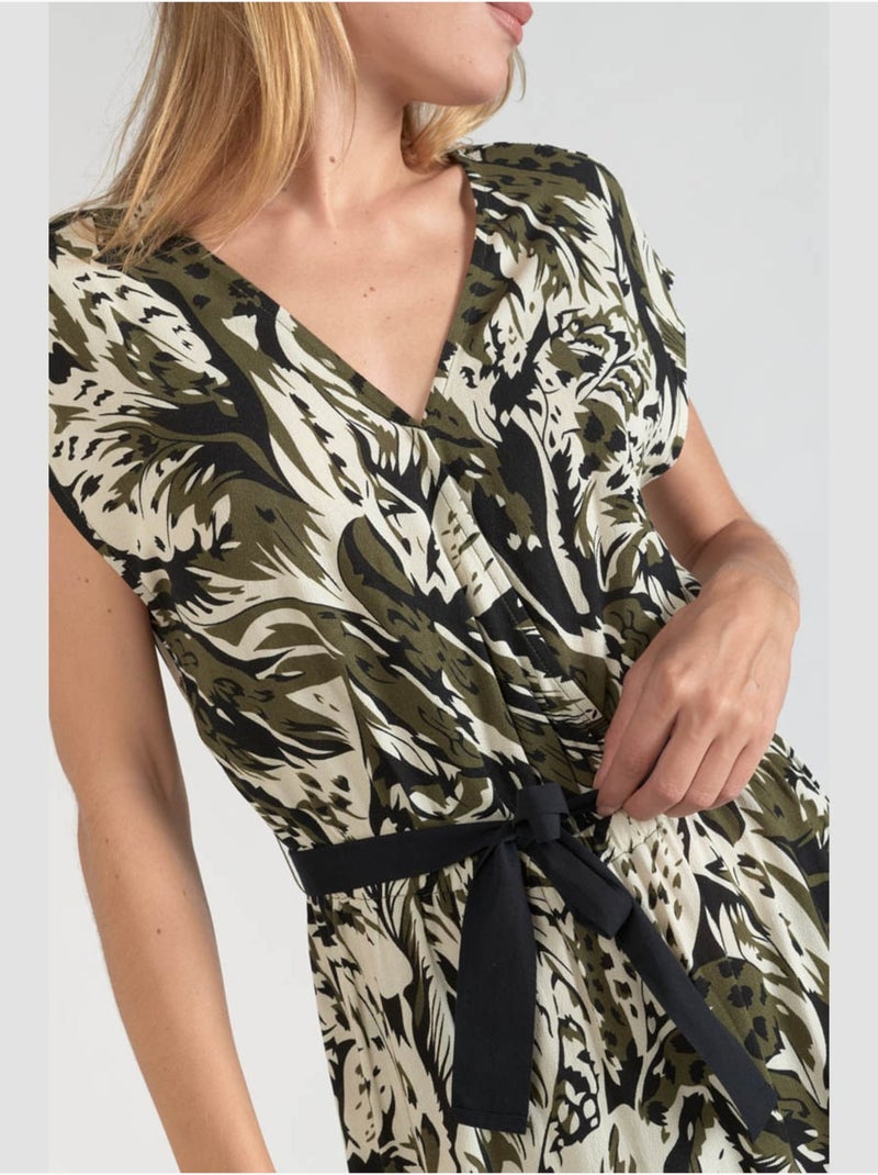 Robe PAGE droite 'Le Temps Des Cerises' Vert - Kiabi