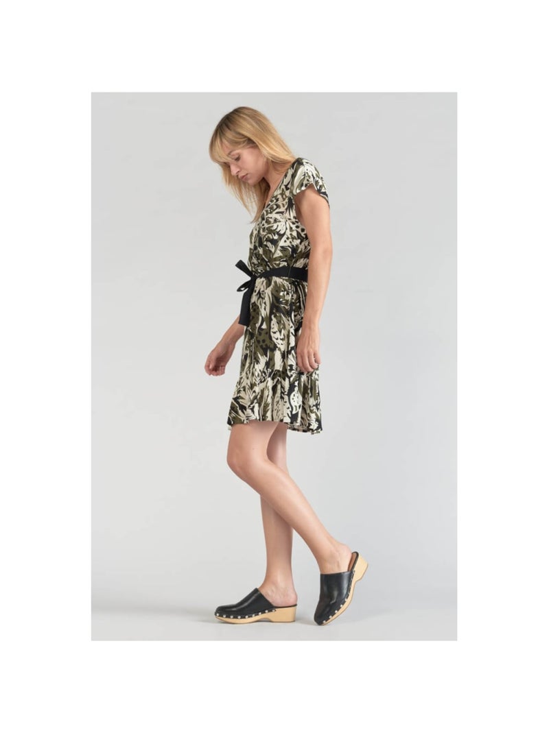 Robe PAGE droite 'Le Temps Des Cerises' Vert - Kiabi