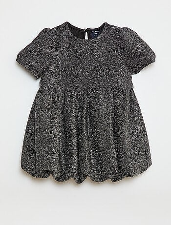 Robe pailletée forme ballon