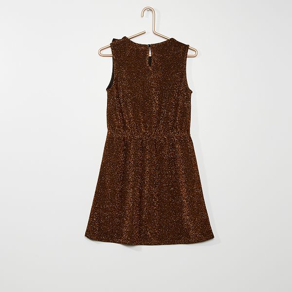 robe marron fille