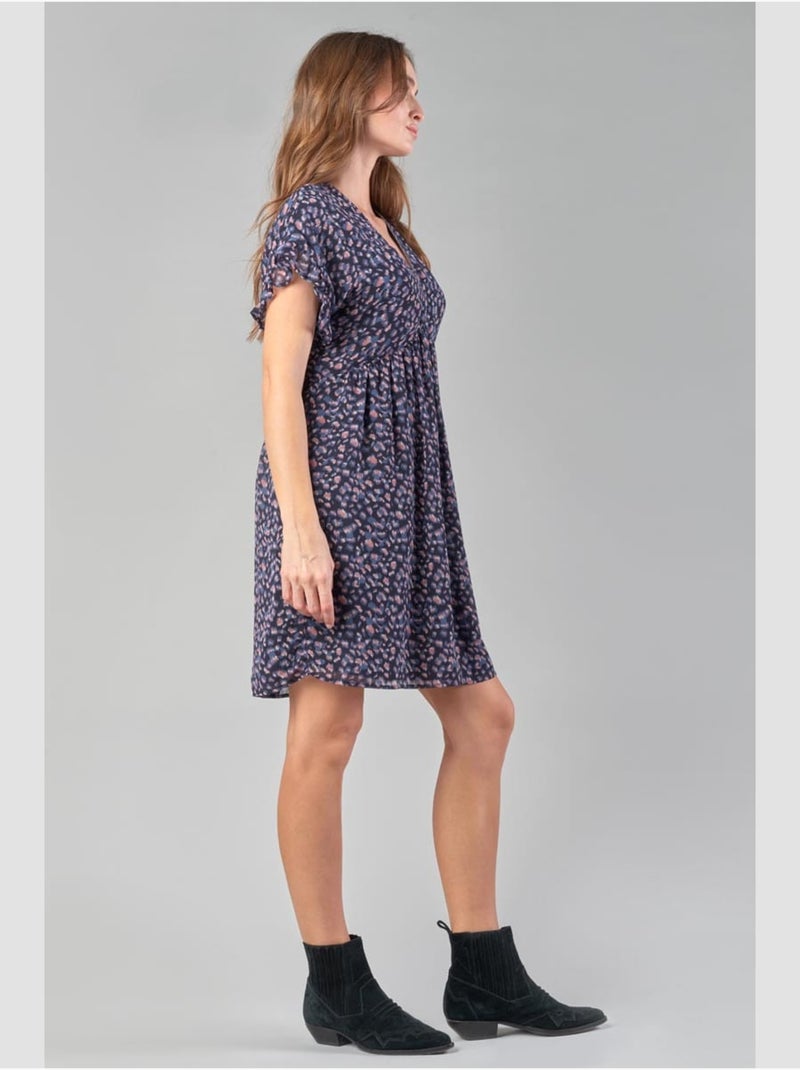 Robe PAOLA droite 'Le Temps Des Cerises' Bleu - Kiabi