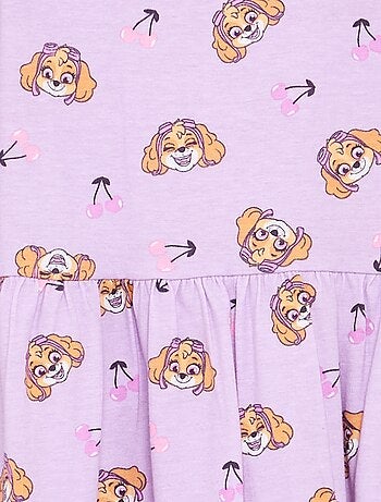 Robe 'Pat' Patrouille' en jersey imprimé à bretelles