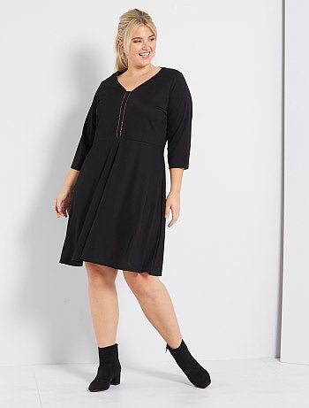 Robe patineuse avec biais