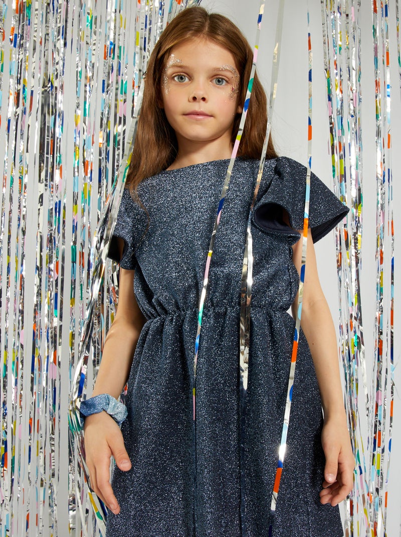 Robe patineuse en maille - bleu noir - Kiabi
