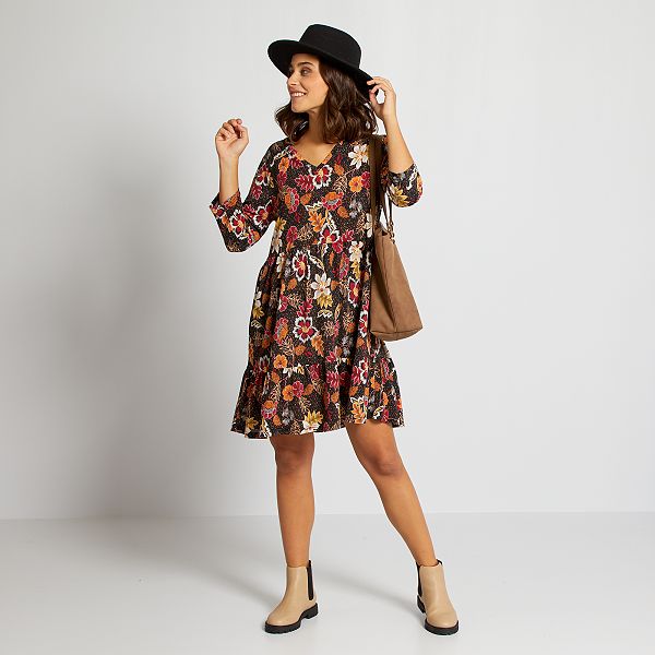 robe patineuse orange