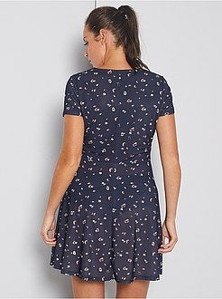 Robe patineuse imprimée - Kiabi