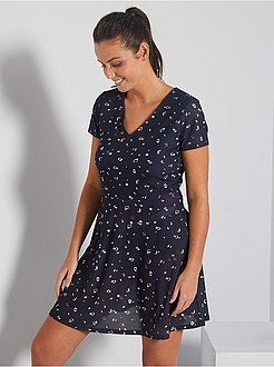 Robe patineuse imprimée - Kiabi