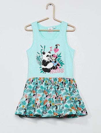 Robe patineuse 'Minnie' Fille bleu vert Kiabi 10,50€ Veste en jean imprimée 'Minnie' Fille bleu Kiabi 19,00€
