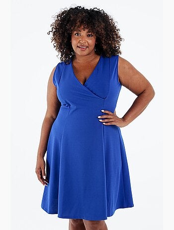 Robe patineuse unie PAPRIKA