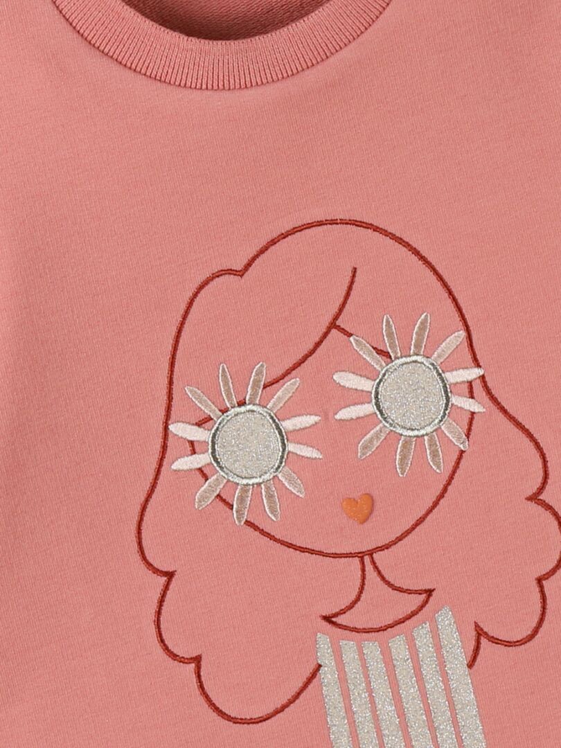 Robe petite fille en molleton, Noukie's Rose Kiabi 39.95€