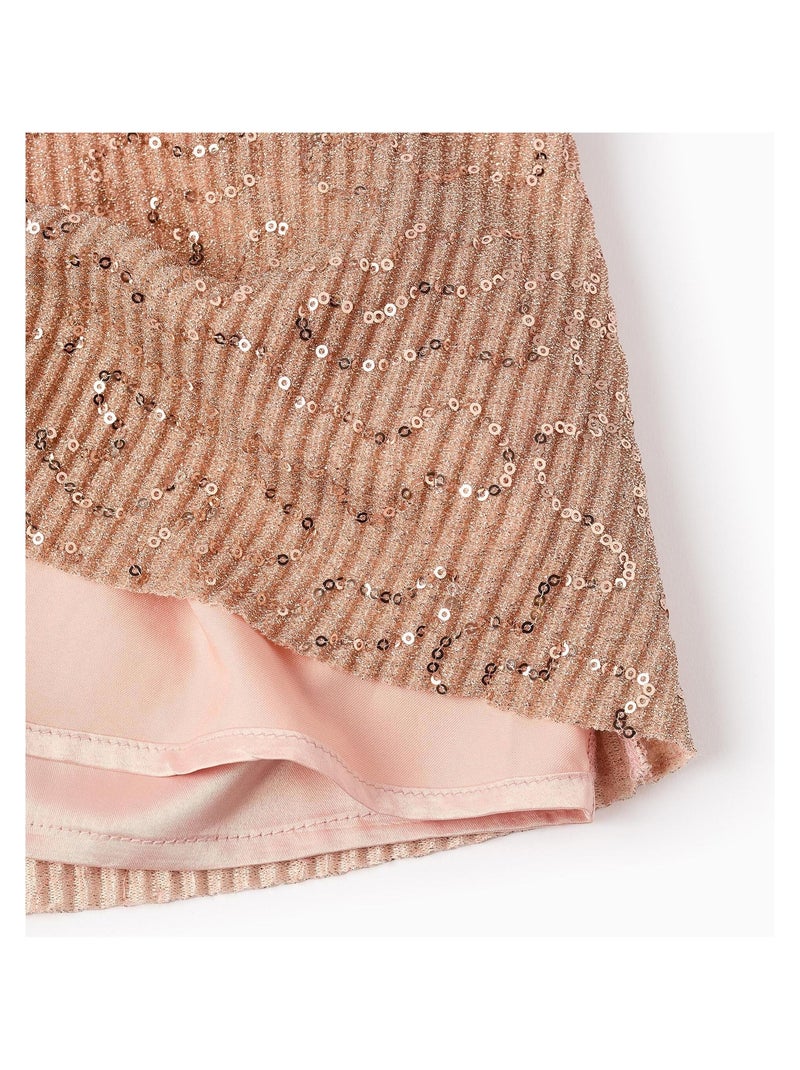 Robe plissé, avec paillettes DANCE ROOM Rose - Kiabi