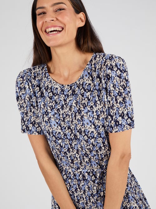 Robe plissé permanent - Damart - Kiabi