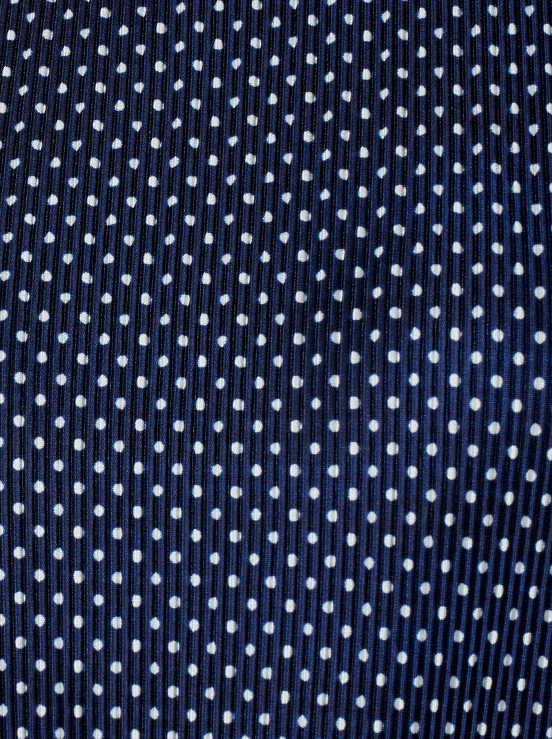 Robe plissé permanent - Damart Bleu marine - Kiabi