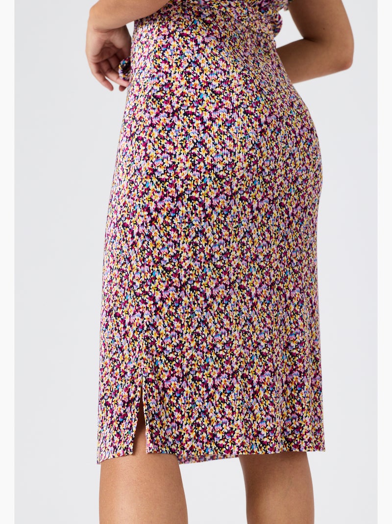 Robe plissé permanent - Damart Rose - Kiabi