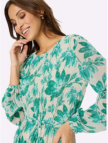 Robe Plissée Qualité Plissée Tendance - Taille Standard - Witt
