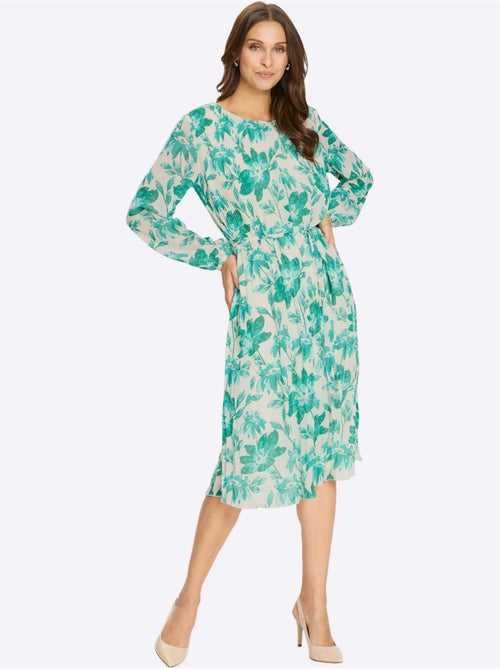 Robe Plissée Qualité Plissée Tendance - Taille Standard - Witt - Kiabi Robe Plissée Qualité Plissée Tendance - Taille Standard - Witt - Kiabi