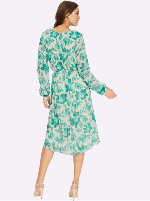 Robe Plissée Qualité Plissée Tendance - Taille Standard - Witt - Kiabi Robe Plissée Qualité Plissée Tendance - Taille Standard - Witt - Kiabi
