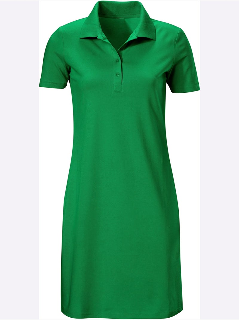 Robe polo - taille standard - helline Vert - Kiabi