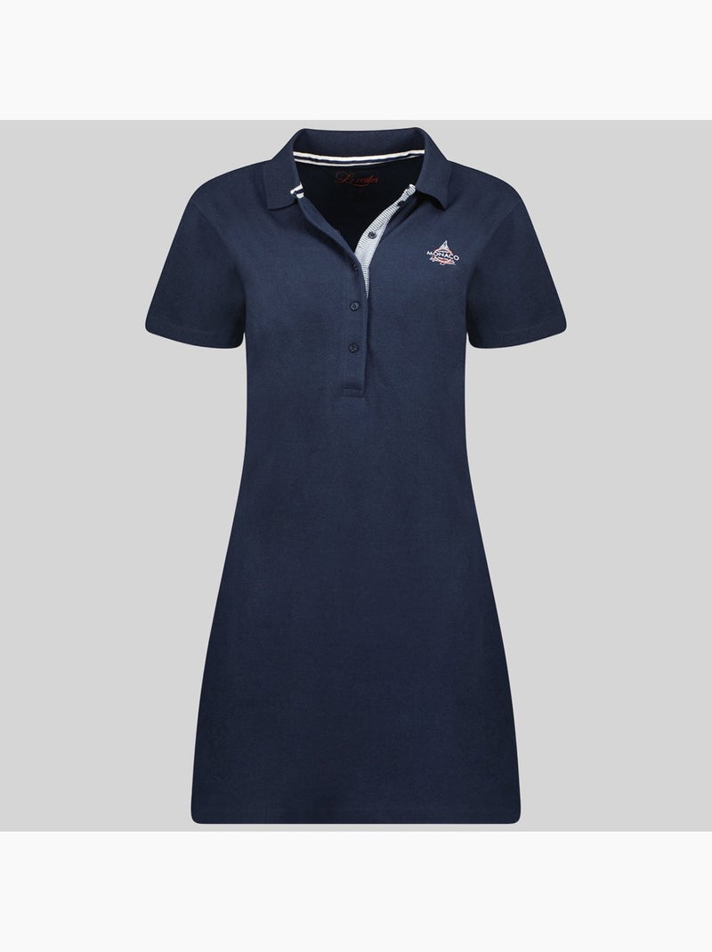 Robe polo kandra – geographical norway Bleu marine - Kiabi