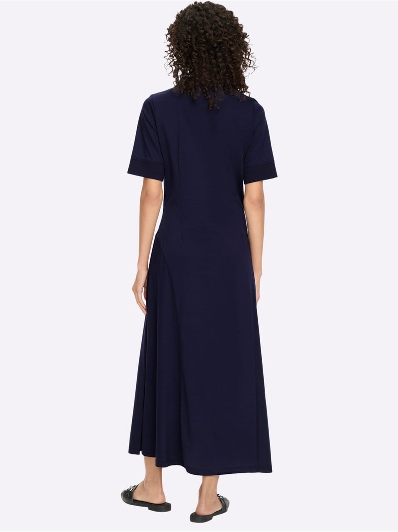 Robe Polo Pur Coton - Taille Standard - Helline Bleu marine - Kiabi