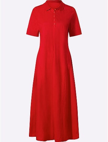 Robe Polo Pur Coton - Taille Standard - Helline