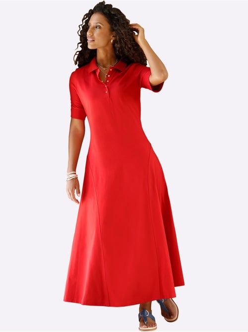 Robe Polo Pur Coton - Taille Standard - Helline - Kiabi Robe Polo Pur Coton - Taille Standard - Helline - Kiabi