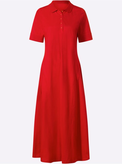 Robe Polo Pur Coton - Taille Standard - Helline - Kiabi Robe Polo Pur Coton - Taille Standard - Helline - Kiabi
