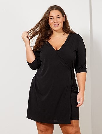 Robe portefeuille cache-coeur