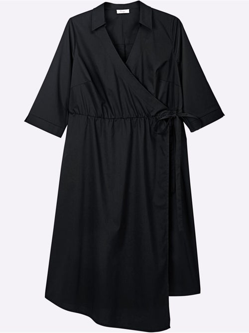 Robe Portefeuille Effet Cache-cœur Asymétrique - Taille Standard - Sheego - Kiabi