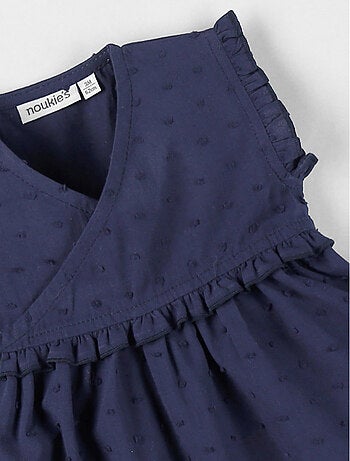 Robe portefeuille, mousseline de coton Noukie's
