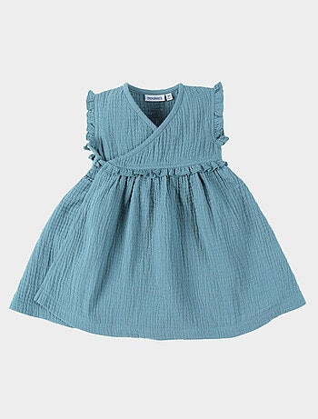 Robe portefeuille, Mousseline de Coton Noukie's