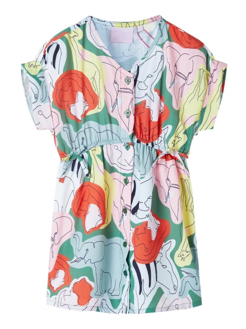 Robe Pour Enfants - VidaXL Vert - Kiabi