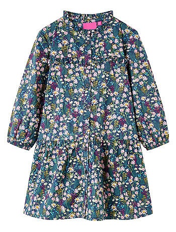 Robe Pour Enfants Coton - VidaXL