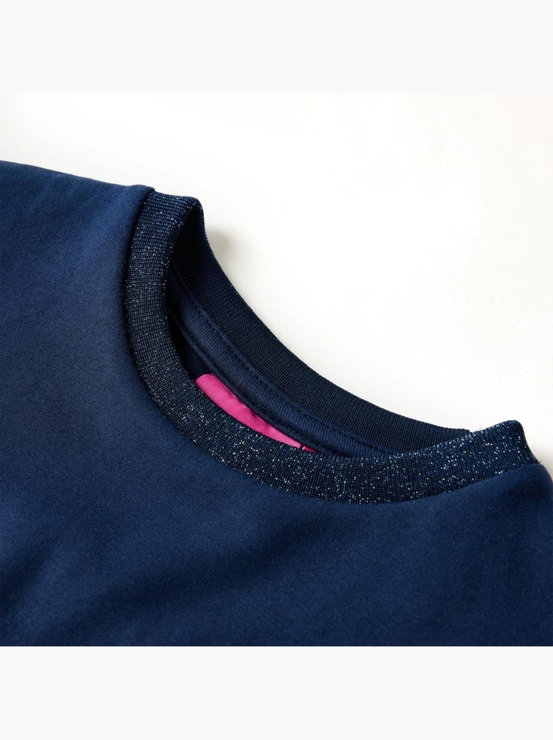 Robe Pour Enfants Coton - VidaXL Bleu - Kiabi